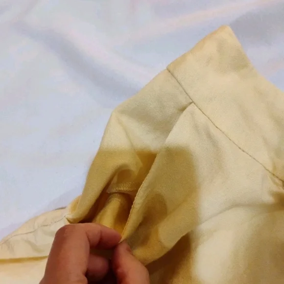 Counterparts Light Yellow Wide Leg Pants - Picture 4 of 15